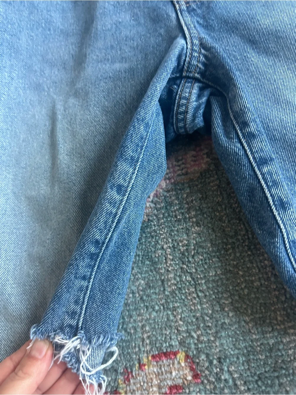 J. Crew Midlength denim short